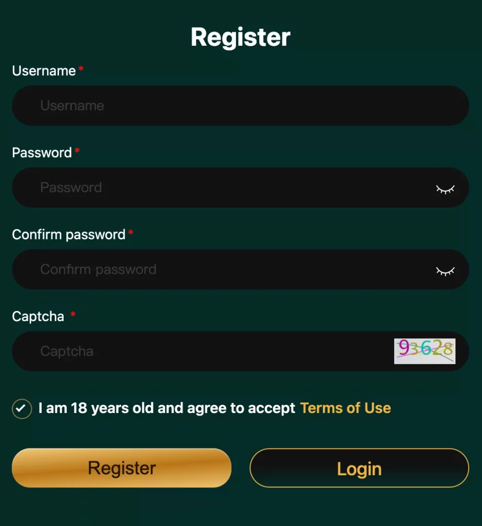 89php casino registration page for online casino login